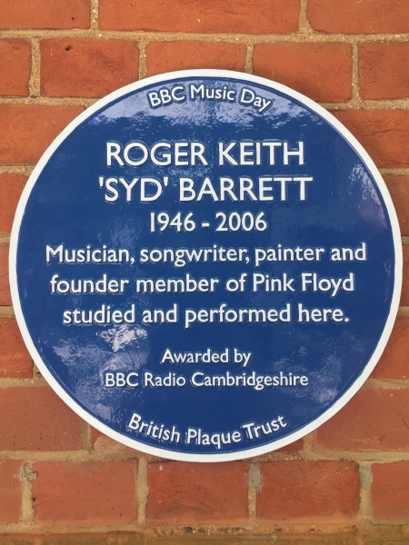 Syd's Blue plaque (c) Phil Mynott