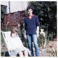1960 Rosemary & Roger in Hills Rd Garden