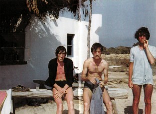 1967, Syd with Roger Waters & Sam Hutt, Formentera Holiday