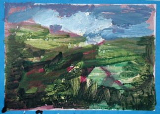 Green & Red Landscape 2006