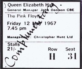 Queen Elizabeth Hall ticket