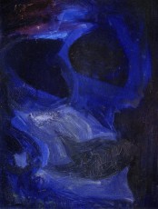 Dark Blue Abstract 1964